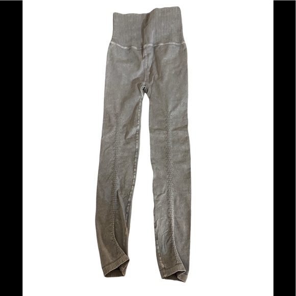 Gray Free People High Rise 7/8 Good Karma Leggings, xs/s NWOT - Picture 3 of 6